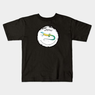 Enso-inspired Whiptail Lizard - Rainbow Kids T-Shirt